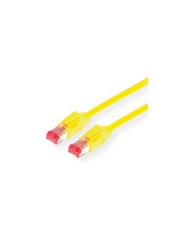 KERPEN F6-90 S/F H, gotowy do użycia, kat. 6 (klasa E), HiRose, żółty, 0, 5 m