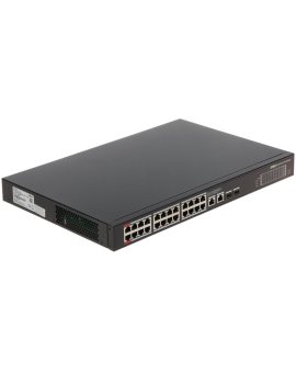 Switch GB 28 portowy (24xPoE 1000Mbps, 2x Uplink 100/1000Mpbs, 2xSFP) IEEE802.3bt, DAHUA