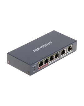 SWITCH POE DS-3E0106P-E/M 4-PORTOWY Hikvision