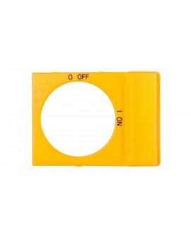 Tabliczka opisowa czysta do pokręteł OH2 żółta OPY2 1SCA022353R4200
