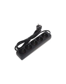 LISTWA ZASILAJĄCA PR-1.5M-5G/B (5 GNIAZD) 1.3m