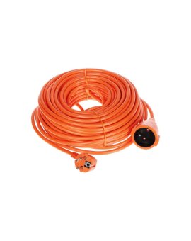 PRZEDŁUŻACZ Z UZIEMIENIEM PS-3X1.5-30M/ORANGE 30m