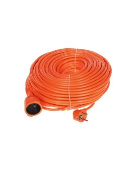 PRZEDŁUŻACZ Z UZIEMIENIEM PS-3X1.5-50M/ORANGE 50m