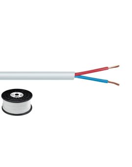 Przewód głośnikowy czarny SPC-515/WS do zastosowań estradowych i techniki 100V 2x1,5mm2 MIEDŹ OFC /rolka = 100m/