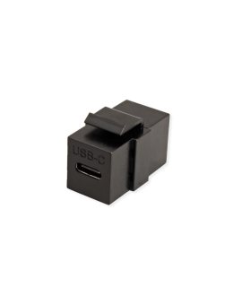 VALUE USB Type C Keystone module, zwart