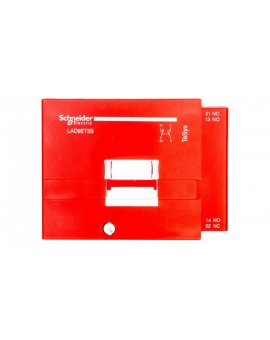 Pokrywa zabezpieczająca do styczników LC1D80-D95 czerwona PREVENTA LAD9ET3S