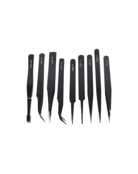 ZESTAW PĘSET PRECYZYJNYCH TWEEZERS-SET/1 9SZT.