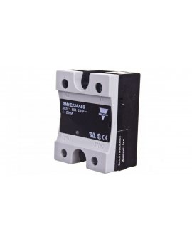 Przekaźnik półprzewodnikowy jednofazowy 50A 90-280V AC sterowanie 4-20mA RM1E23AA50