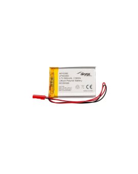 Akumulator litowo-polimerowy Akyga AKY0392 LP453350 Li-Po 3.7V/800mAh PCM złącze JST 2.54 2Pin 150mm