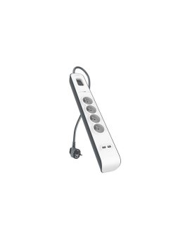 Belkin 2M, 4-portowa listwa + 2x USB-A 2.4A, 525J