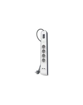 Belkin 2M, 4-portowa listwa + 2x USB-A 2.4A, 525J