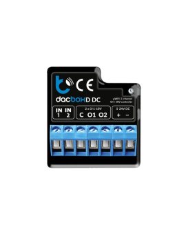 BleBox dacBox DC Inteligentny ściemniacz, regulator obrotów, mocy Wi-Fi do oświetlenia, wentylatorów, pompy 5-24V SMARTHOME