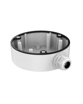 Puszka montażowa. materiał: stop aluminium. kolor: biała. wymiary: 120×37.2 mm. waga: 250g