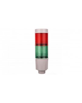 Kolumna sygnalizacyjna światło zielone i czerwone ciągłe LED bez stojaka 24V DC 8LT4K02BG