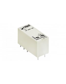 Przekaźnik miniaturowy 1Z 16A 10V DC AgSnO2 cewka czuła 0,25W, raster 5mm, do obwodów drukowanych IP40 RM85-3021-25-S010 604796