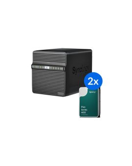 Synology DS423 /12T 4-zatokowy serwer NAS w zestawie z dyskami o łącznej pojemności 12TB, Tower