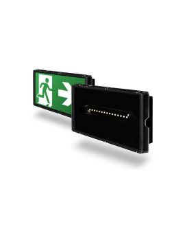 Oprawa ewakuacyjna/awaryjna VELLA SO 125 M 3H MT IP44 BLK + (VD3, VD4, VD5) / 93681