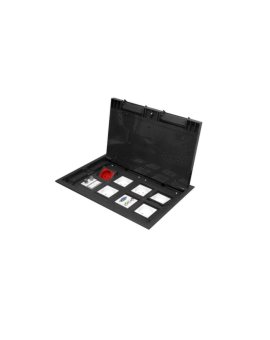 Puszka podłogowa 16-modułowa do montażu osprzętu 22,5x45 (45x45) EM/FLB-SCF320PP