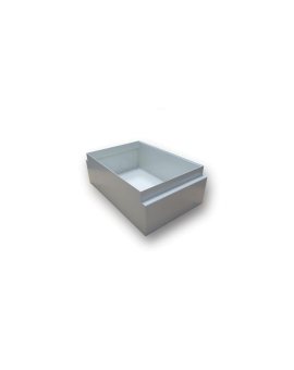 Obudowa do betonu do puszki podłogowej EM/FLB-SCF320PP wym. (szer. x dł. x gł.) 225x358x130 masa 2,4 kg EM/FLB-SCF320-PJB