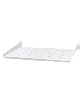 półka stała 19, 1U, o gł. 350 mm., mocowana z przodu RAL 7044 szary, EM/JE06-350