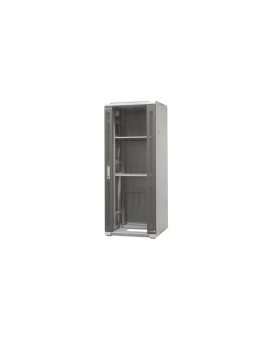 Szafa ramowa stojąca EmiterNet Top, 32U, wym. 600X600x1540 (szer. x gł. x wys. mm), drzwi blacha/szkło w komplecie panel 2 wenty