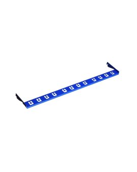 Organizator kabli do paneli 24 port. kat. 5e (1U) niebieski DCN/P-017