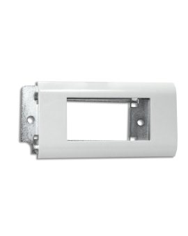 Ramka maskująca 4-modułowa z uchwytem metalowym, do kanałów KP90x60, 110x60, 130x60, 150x60 i puszek PU-4 RAMK-4/M