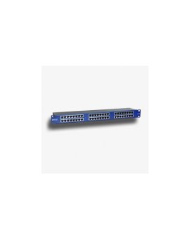 Panel 19, 48 x RJ45 STP kat. 6 (1U) z półką, niebieski DCN/3012IPRL48S-C6-1U