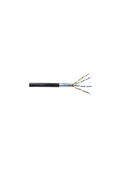 Kabel EmiterNet zewnętrzny żelowany PE FTP (F/UTP) kat.5e, drut 4x2x0,5 PE+GEL K/EMITERNET-FTP5EOut-GEL. /305m/