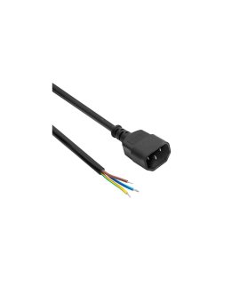 Kabel zasilający bez zakończenia Akyga AK-OT-07A CCA IEC C14 1.5 m
