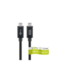Kabel USB-C™, USB4™ wersja 2.0, 240 W, 80 Gbit/s, Power Delivery, 1,2 m