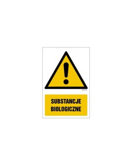 ZNAK - GF047 Substancje biologiczne 70 x 105 cm KN - Folia podłogowa