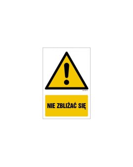 ZNAK - GF047 Substancje biologiczne 70 x 105 cm KS - Folia podłogowa foto.