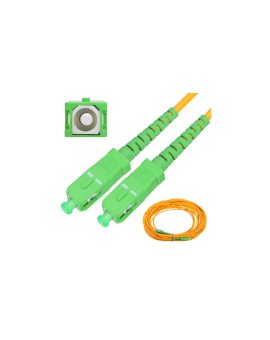 Patchcord Jednomodowy, Simplex, G.657A2, 3mm, 2m Extralink SC/APC-SC/APC