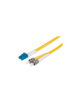 Kabel światłowodowy, jednomodowy, duplex, OS2, żółty, lc/st, 750011 /2m/