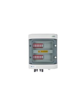 Rozdzielnica przył. hermetyczna EMITER IP66 z ogranicznikiem przepięć DC Dehn 1000V typu 1+2, 10x łańcuch PV, 10x MPPT EM-1037_D