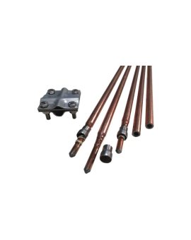 Uziom kompletny kuty pomiedziowany / miedziowany St/Cu powłoka 250um Cu 14, 2 mm 7, 5 m /C0075175/