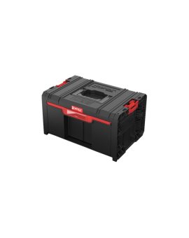 Walizka szafka na narzędzia i akcesoria z 2x przegrodami szufladami 450x310x244 12Ll czarna QBRICK SYSTEM PRO Drawer 1 Toolbox 2