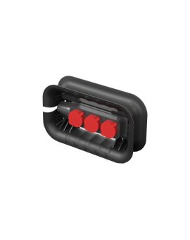 Rozwijak do kabli z listwa elektryczną ( brak kabla w zestawie ) 3xGN typ F IP44 Qbrick System Custom Cable Winder Set