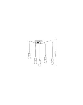 Lampa wisząca Soleto 5 LP-90082/5P Light Prestige
