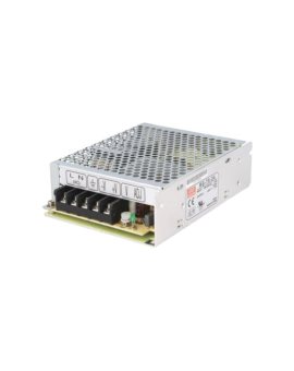 RS-75-24 Zasilacz impulsowy, do wbudowania,modułowy, 75W, 24VDC, 3,2A
