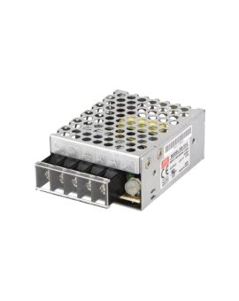 RS-15-5 Zasilacz impulsowy, do wbudowania,modułowy, 15W, 5VDC, 3A, OUT: 1