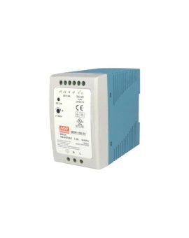 MDR-100-24 Zasilacz impulsowy, na szynę DIN, 96W, 24VDC, 4A, 85÷264VAC, OUT: 1