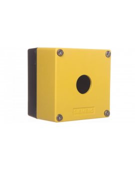 Obudowa kasety 1-otworowa 22mm czarno-żółta M20 IP69k Sirius ACT 3SU1801-0AA00-0AA2