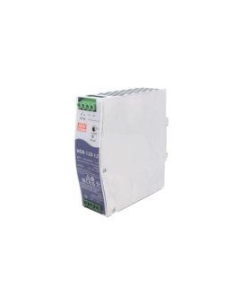 WDR-120-12 Zasilacz impulsowy, na szynę DIN, 120W, 12VDC, 10A, 180÷550VAC