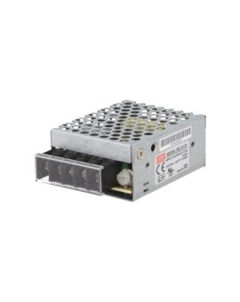 RS-15-24 Zasilacz impulsowy, do wbudowania,modułowy, 15W, 24VDC, 0,625A