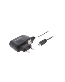 AMA5EU1-050100Y Zasilacz impulsowy, sieciowy,wtykowy, 5VDC, 1A, 5W, Wyj: USB micro