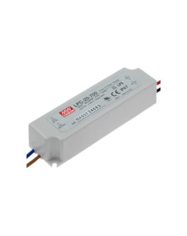 LPC-20-700 Zasilacz impulsowy, LED, 21W, 9÷30VDC, 700mA, 90÷264VAC, IP67, 83