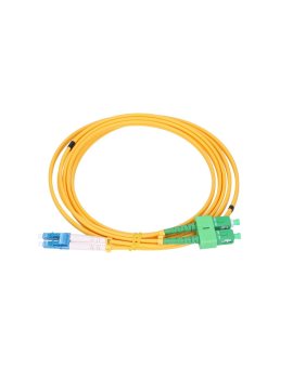 Patchcord Jednomodowy, Duplex, G652D, 3mm, 20m Extralink SC/APC-LC/UPC