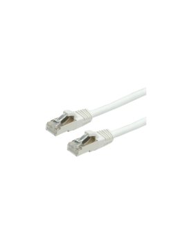 VALUE Patchkabel Cat.6 (Class E) S/FTP (PiMF), LS0H, wit, 10 m